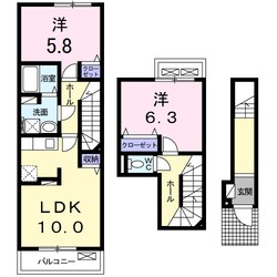 メゾンソレイユの物件間取画像